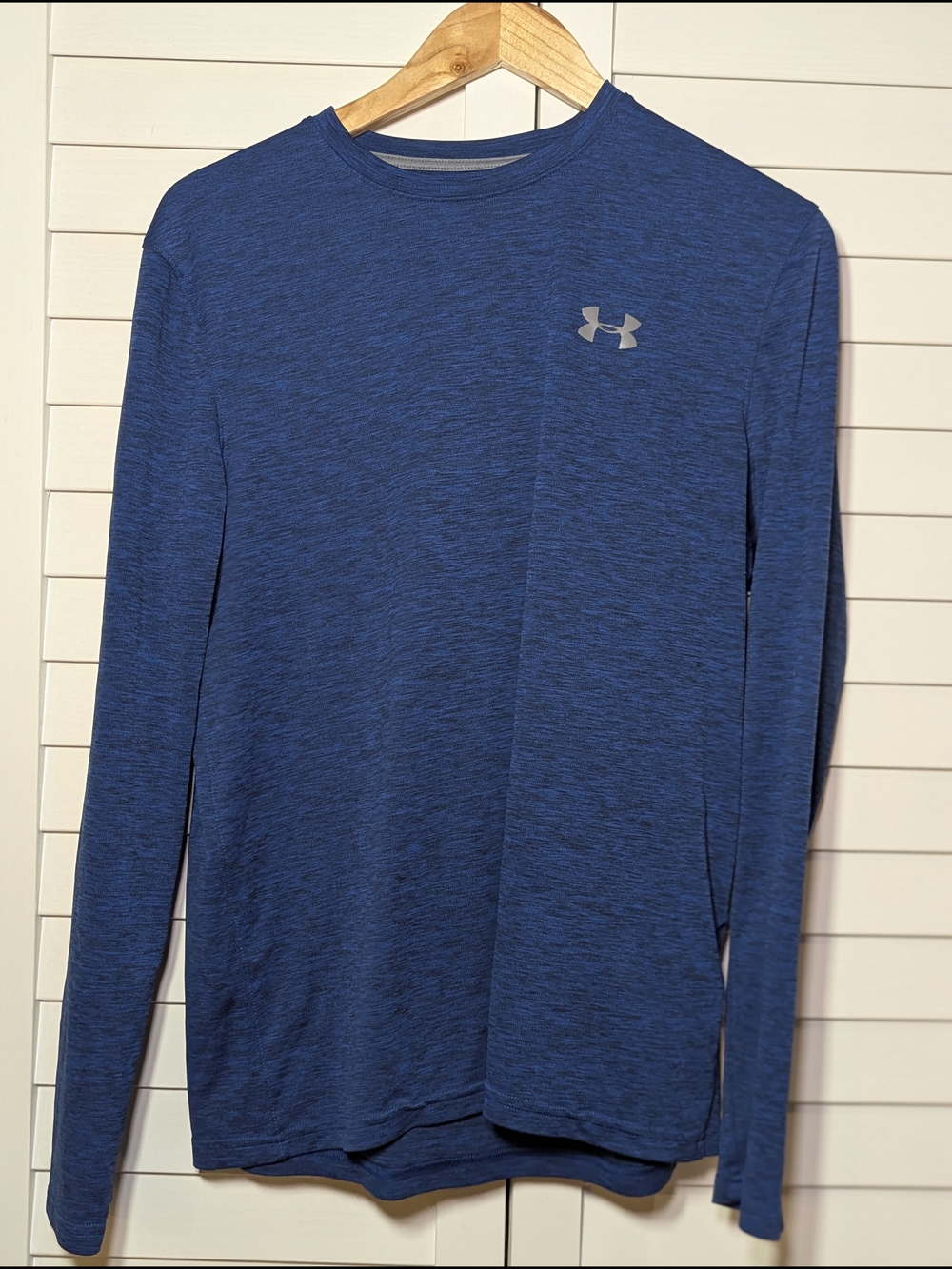 Under Armour Men's Long Sleeve Performance Tee - Royal Blue Heather